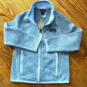 NEW Kids Patagonia Better Sweater Jacket XS (fits 5-6), grey